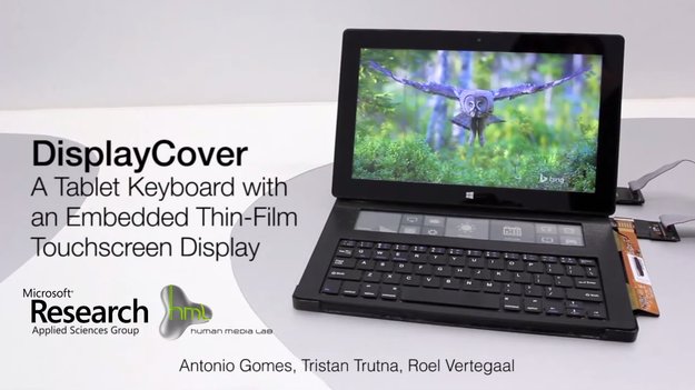 DisplayCover: Tastatur mit E-Ink-Touchscreen für das Surface (Video)