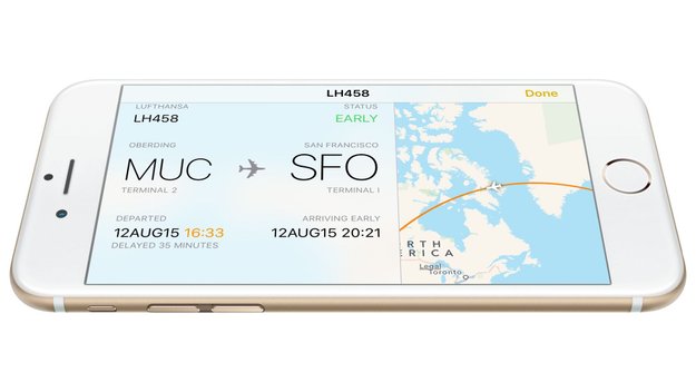 Fluginformationen mit iOS 9 und OS X El Capitan abrufen