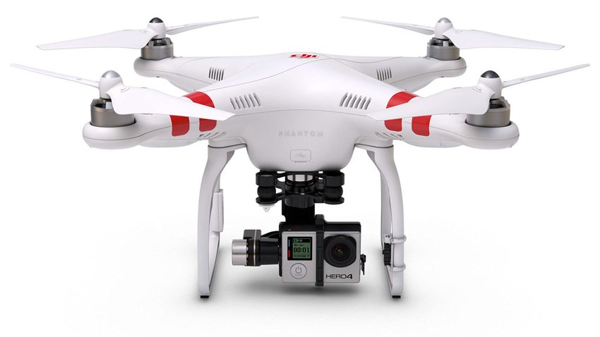 GoPro Drohne phantom 2 für action hero vier
