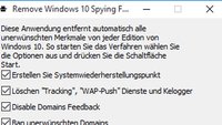 Remove Windows 10 Spying Features