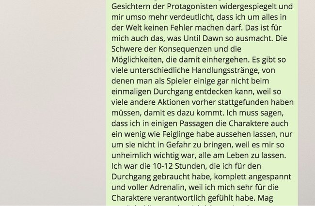 Until Dawn Chat 9