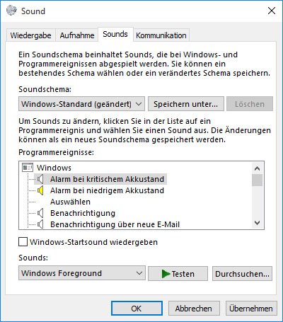 Windows 10: Hier ändert ihr alle Sounds des Betriebssystems.