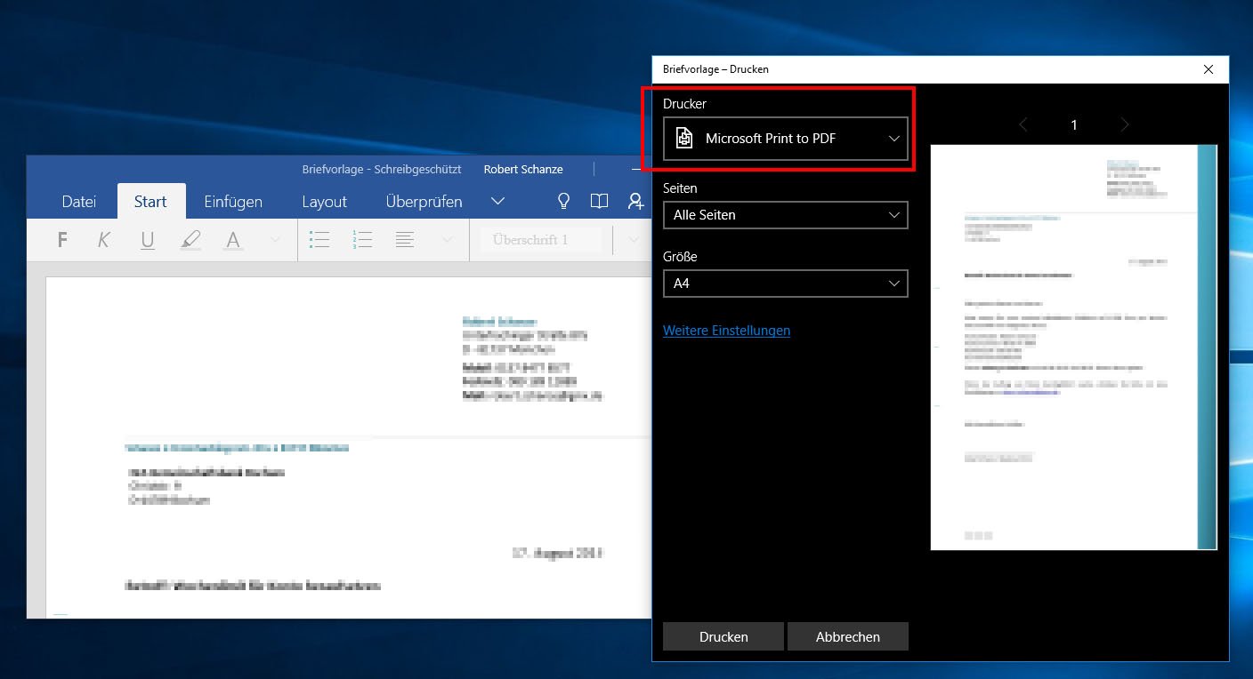 Windows 10 Pdf Erstellen So Geht S