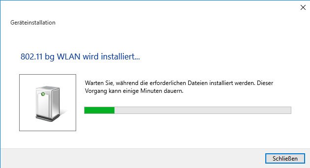 Windows 10 installiert den richtigen WLAN-Treiber. (Bildquelle: GIGA)