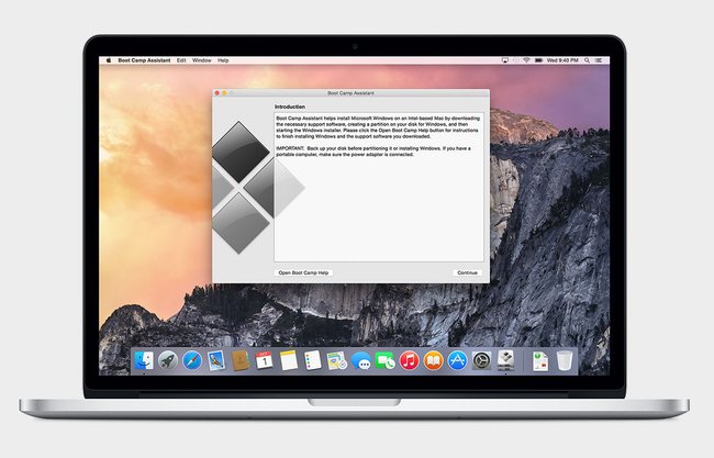 Mit der Apple-Software Boot Camp installiert ihr Windows 10 auf dem Mac.