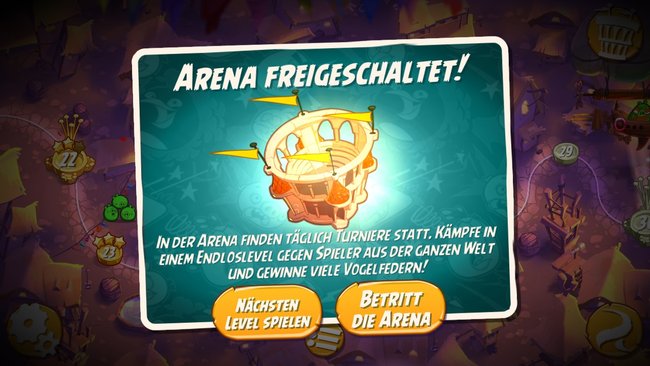 Arena freigeschaltet angry birds 2