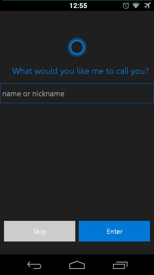 In Cortana für Android könnt ihr euren Namen ebenfalls ändern.