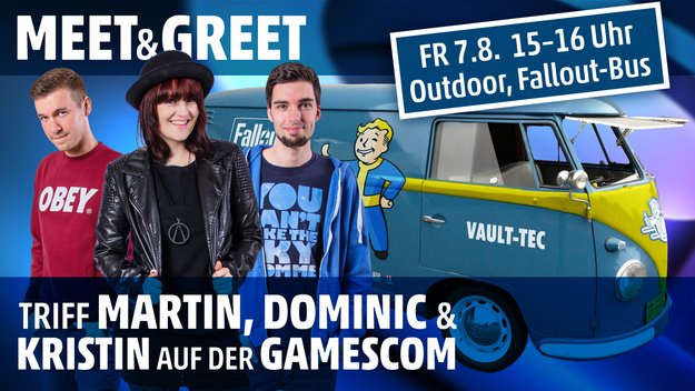 Redakteure zum Anfassen: Trefft uns auf der gamescom!
