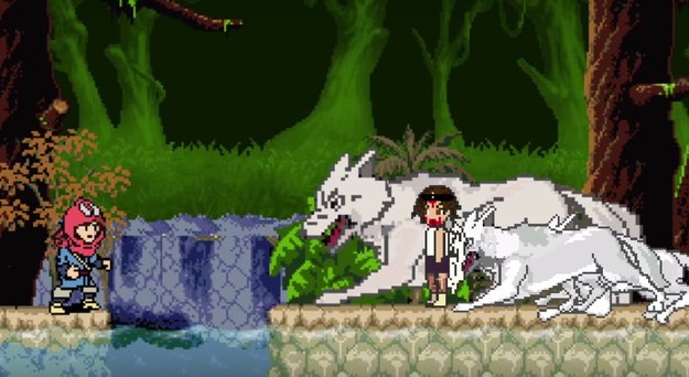 Ghibli mal anders: Prinzessin Mononoke als 8-Bit-Spiel