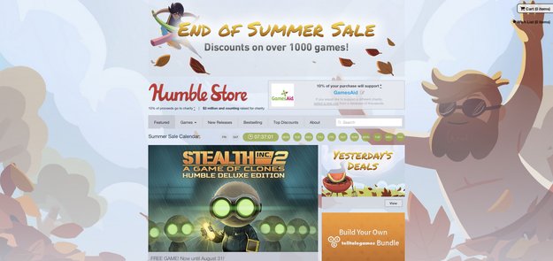 Kostenfreies Spiel im Humble Store zum Start des End of Summer-Sales
