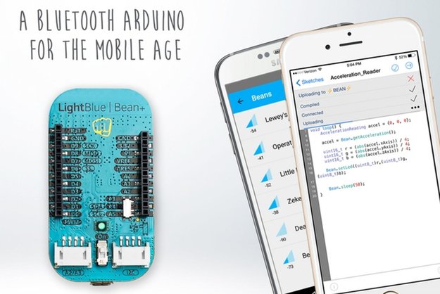 iPhone steuert blaue Bohne: LightBlue Bean+, via Bluetooth programmierbarer Arduino-Klon