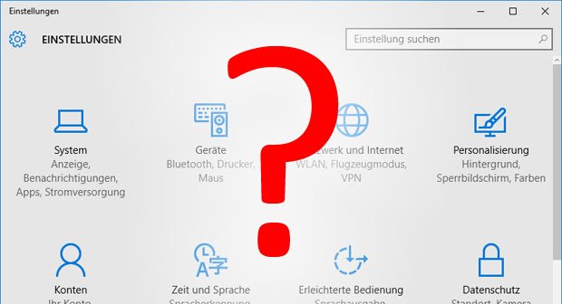 Windows 10 Einstellungen öffnen Sich Nicht Windows 10 Einstellungen öffnen Sich Nicht