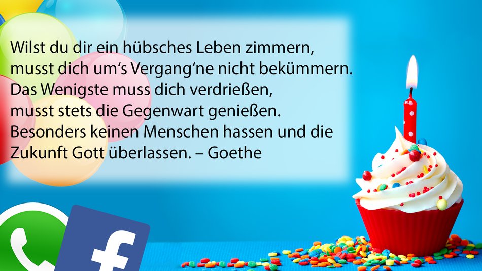 Geburtstagsgrüße und wünsche für WhatsApp, Facebook & Co.