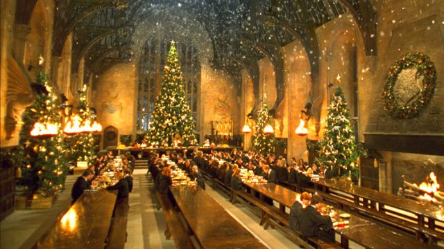 Salão Principal e Refeitório Harry-Potter-Weihnachtsessen