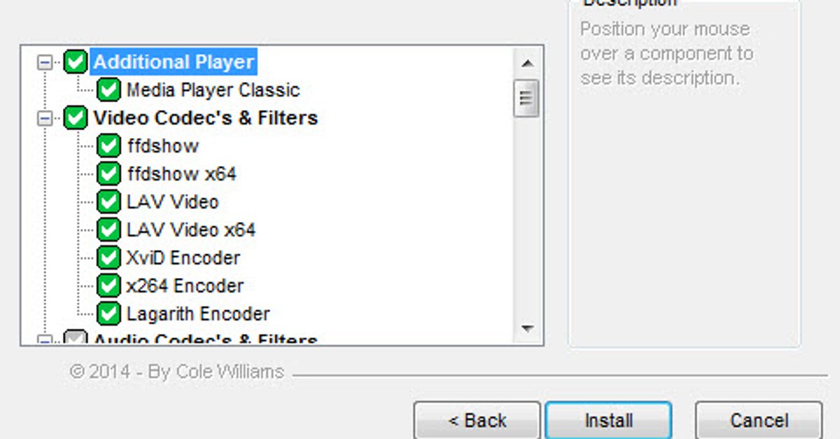 media player codec pack v4.2.8 setup