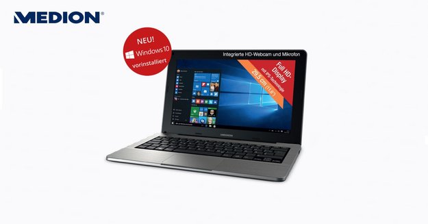 Medion Akoya S2218 (MD 99630): 11,6 Zoll Windows 10 Netbook für 239€ am 24.09 bei Aldi Nord