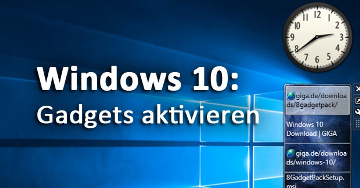 Windows 10 Minianwendungen