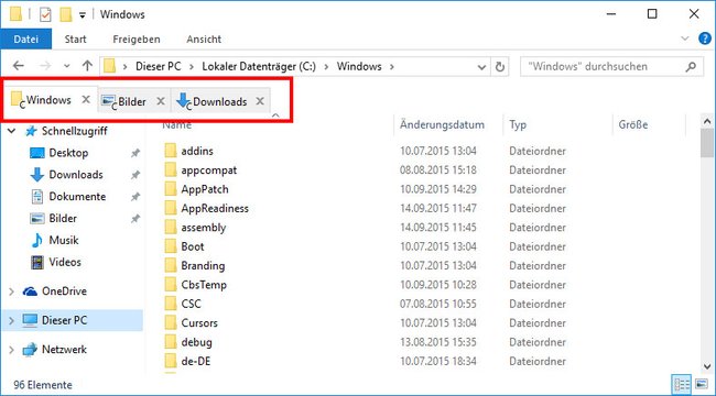 QTTabBar: Das Tool fügt dem Windows-Explorer eine Tab-Leiste hinzu.