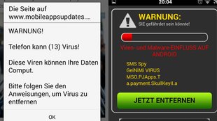 Android: Telefon kann (13) Virus! / (4) Viren infiziert – Was tun? So entfernt ihr sie vom Smartphone