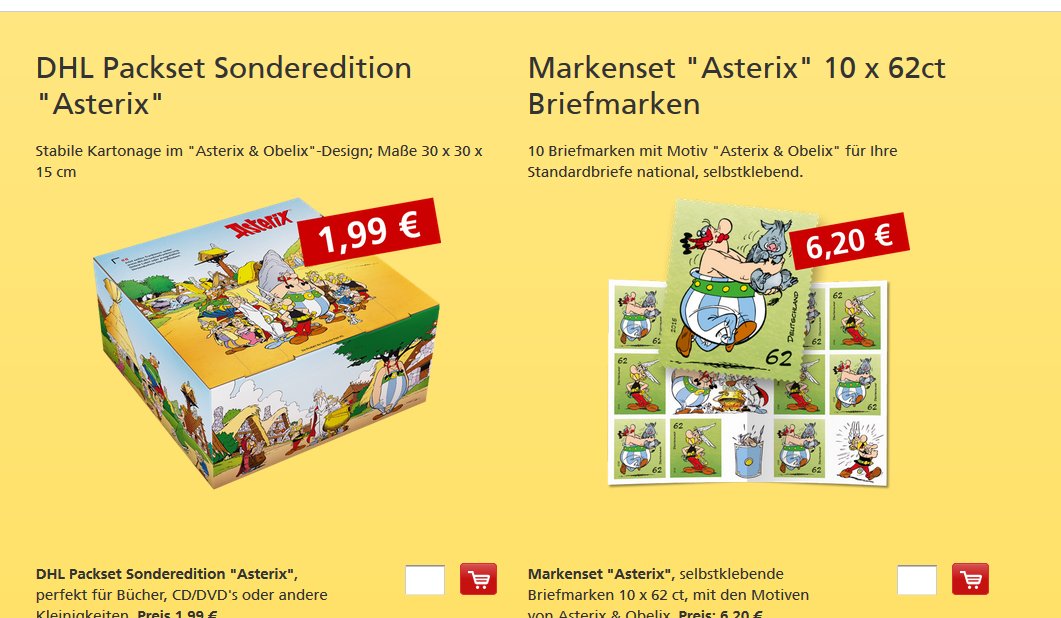 Asterix Briefmarken 15 Bei Der Deutschen Post