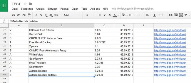 Per Tastenkombination springt ihr in die letzte beschriebene Zeile einer Excel-Datei, egal wie lang diese ist. Bildquelle: GIGA