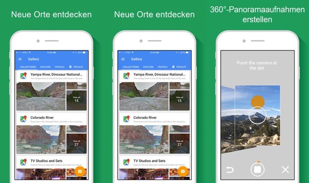 Google veröffentlicht eigene Street-View-App