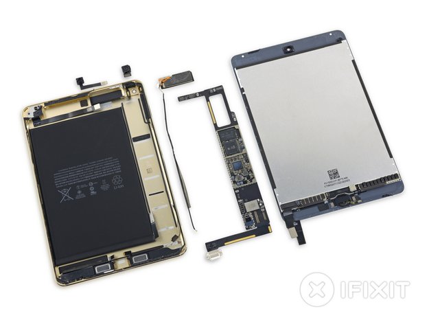 iPad mini 4 ist im Innern ein geschrumpftes iPad Air 2