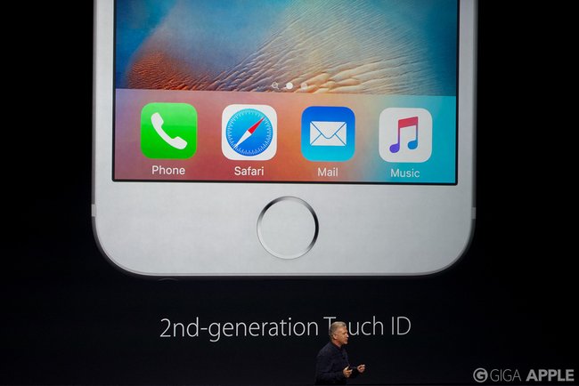 iPhone 6s und iPhone 6s Plus mit Touch ID der 2. Generation. Foto: giga.de