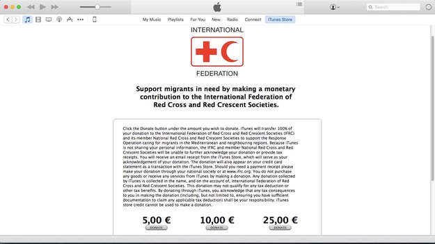 Apple spendet selbst für Flüchtlingshilfe – und animiert Mitarbeiter zu weiteren Spenden