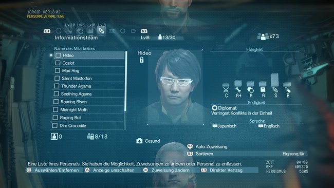 Auch Hideo Kojima feilt noch an seinen Englischkenntnissen. Aber das wird schon.