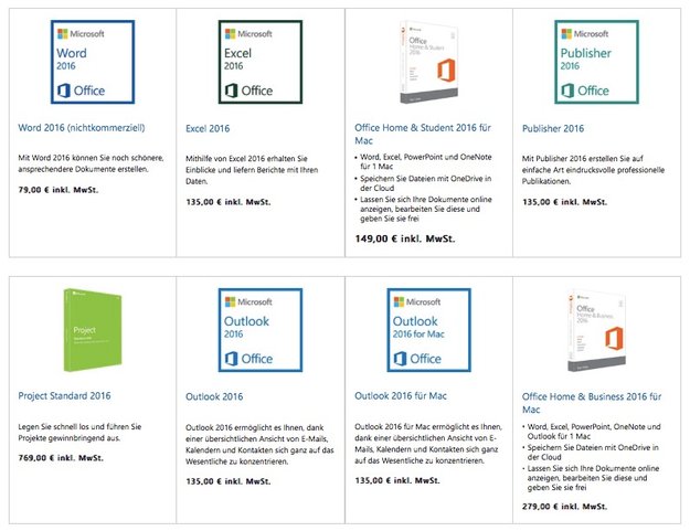 Office 2016 für Mac jetzt auch ohne Office-365-Abonnement erhältlich