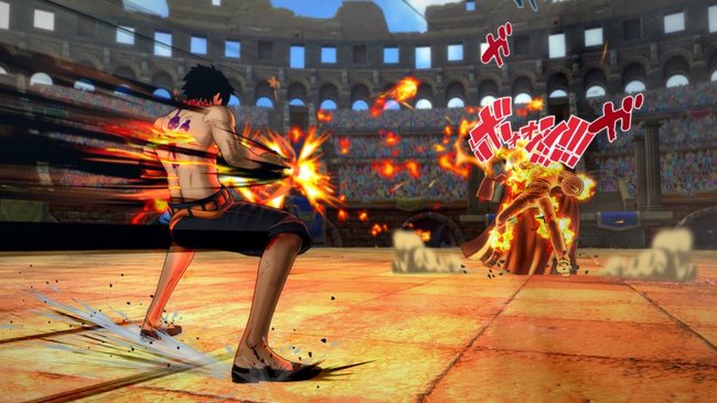 One Piece - Burning Blood: Ruffy heizt seinen Gegnern ordentlich ein.