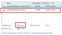 Partition löschen in Windows 10/11