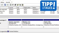 Partition vergrößern in Windows 7, 8 und 10 – so geht's