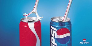 Pepsi cola und coca cola werbung vergleich