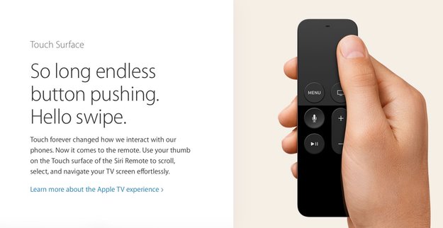 tvOS-Spiele müssen neue Apple-TV-Fernbedienung unterstützen