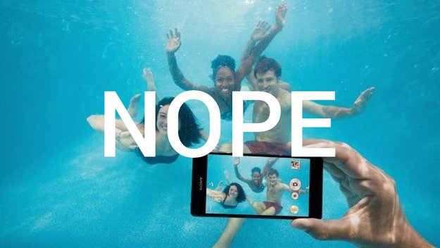 Sony: „Wasserdichte Smartphones sollten nicht unter Wasser benutzt werden“