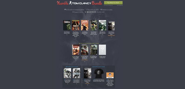 Humble Bundle: Tom Clancy-Spiele samt Beta-Zugang zu Rainbow Six: Siege im Angebot