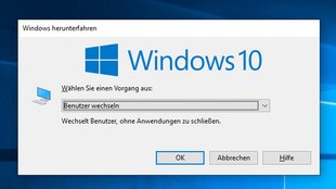 Windows 10: Benutzer wechseln (ohne Abmeldung) – so geht's