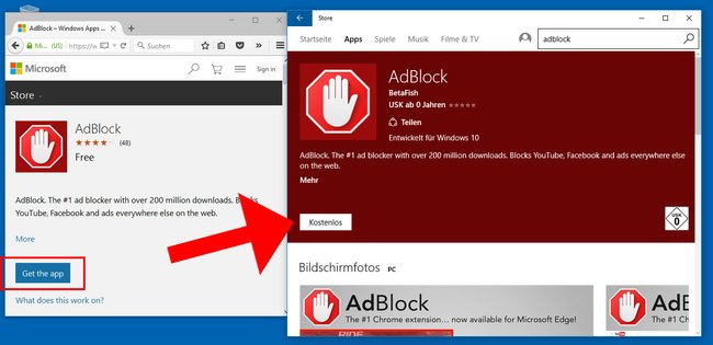 So installiert ihr die Adblock-Erweiterung für Microsoft Edge.