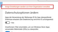 Windows 10: Einige Einstellungen werden von Ihrer Organisation verwaltet – Das könnt ihr tun