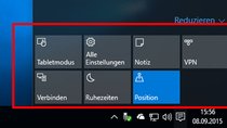 Windows 10: Info-Center anpassen – So geht's