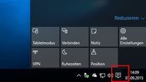 Windows 10: Info-Center deaktivieren – so geht's