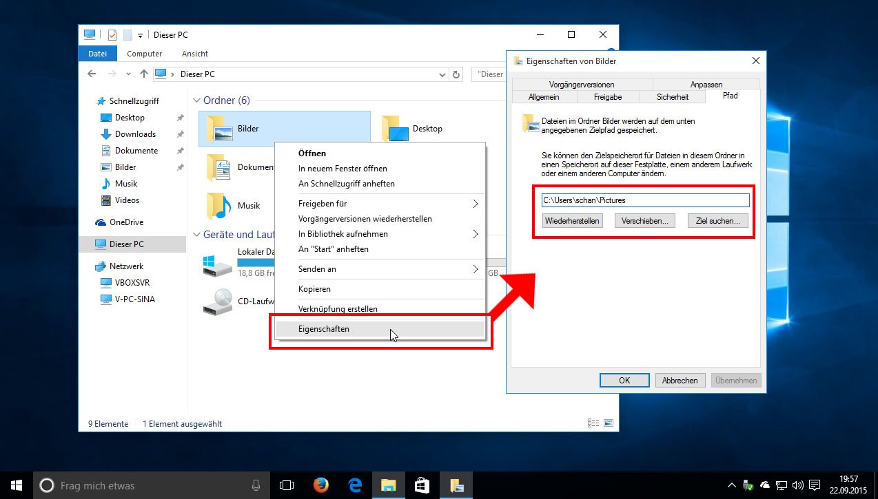 Windows 10, 7 Und 8: Eigene Dateien Auf Andere Partition Verschieben ...