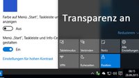 Windows 10: Taskleiste transparent machen – So geht's