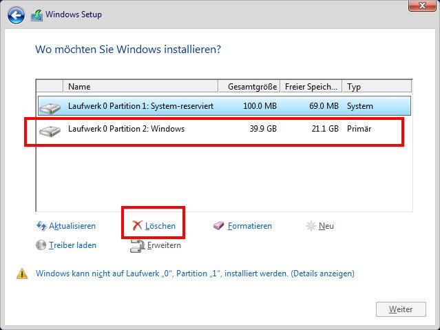 Windows 10 deinstallieren & löschen – so geht's