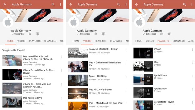 Apple erweitert YouTube-Präsenz um lokalisierte Kanäle, darunter auch Deutschland