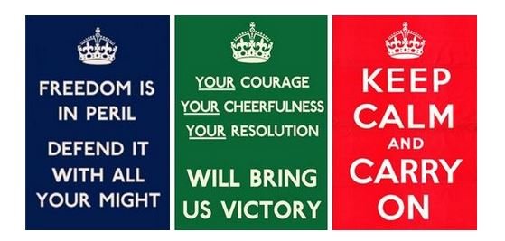 Keep Calm War Poster