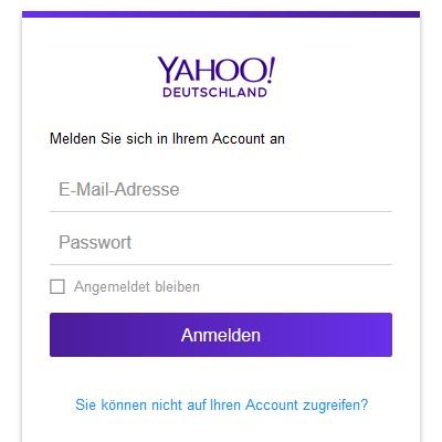 Yahoo Mail Einloggen