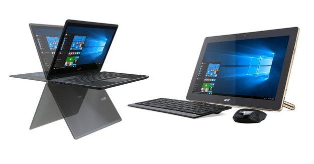 Acer Aspire R14 Convertible & Aspire Z3 All-in-One PC mit Akku vorgestellt